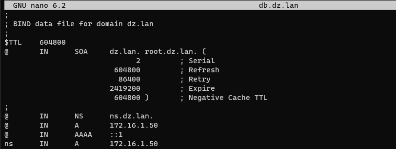 Mettre en place un serveur dns sous debian