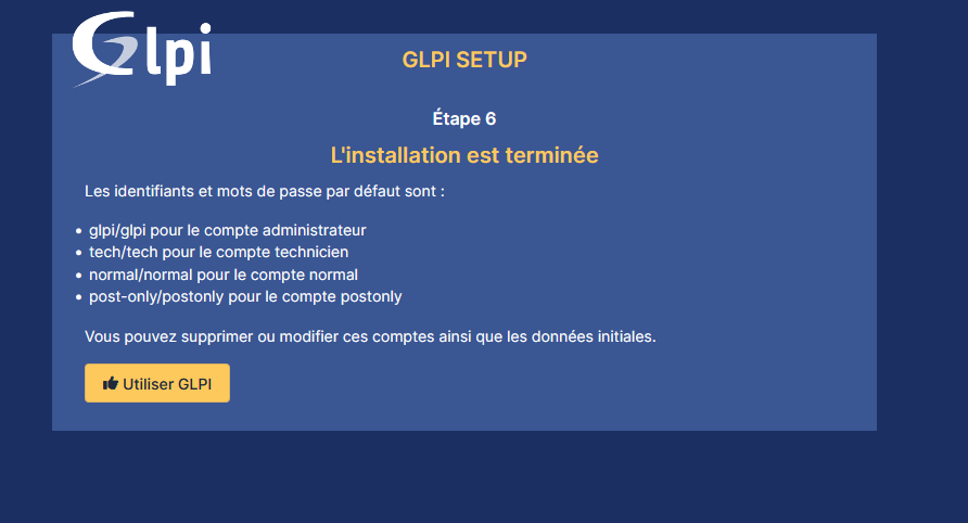 Installer GLPI 10 sur un serveur debian