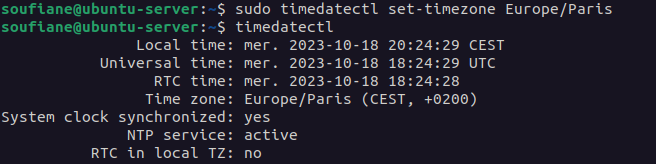 Comment changer le fuseau horaire sous Debian